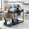 4 Tier Bottle Storage Holder 12 Bottles Transparent Stackable Bottle Organizer Standing Drink Holder Shelf for Kitchen Fridge Cabinet Pantry